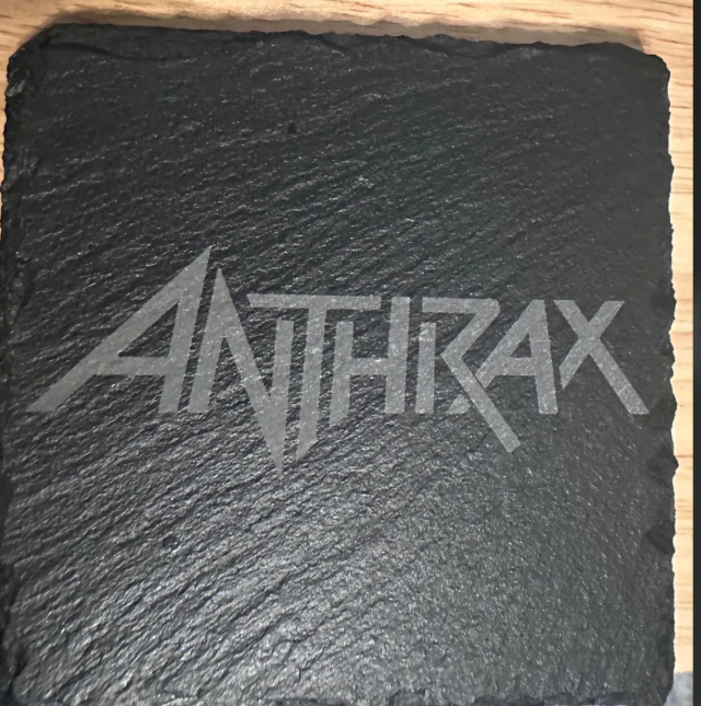 The Big Four Metal Legends Slate Coaster Set (4‑Pack)
