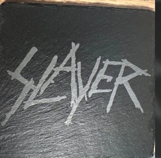 The Big Four Metal Legends Slate Coaster Set (4‑Pack)