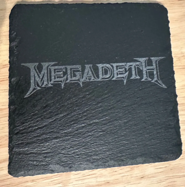 The Big Four Metal Legends Slate Coaster Set (4‑Pack)