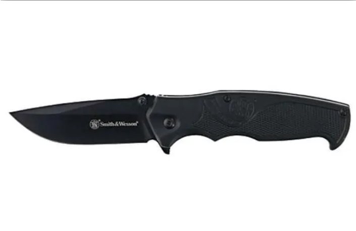 Smith & Wesson EDC Folding Knife & Logo Playing Cards (INV-179)